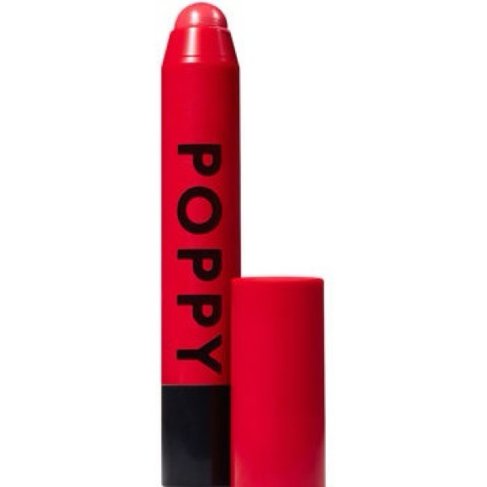 New Sealed Bath & Body Works POPPY Red Moisture Lip Crayon Pencil - Picture 4 of 4